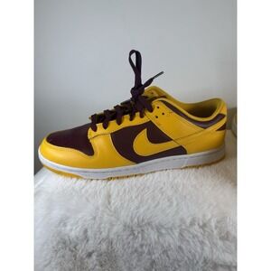 Nike Dunk Low Retro Arizona State Yellow Bordeaux Lightly Used Men's Size 11